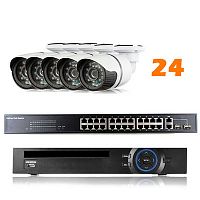�������� ��������������� IP 2�� Ps-Link KIT-C224IP-POE 24 ������ ��� �����