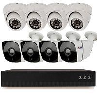 �������� ��������������� IP 5�� Ps-Link KIT- B508IP-POE 8 ����� ��� ����� � ��� ���������