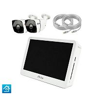 �������� ��������������� IP 5�� Ps-Link KIT-C502IP-POE-LCD / 2 ����� / ������� 10" / ������� POE