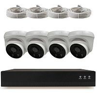 �������� ��������������� IP 2�� Ps-Link KIT-A204IPM-POE 4 ������ � �����������