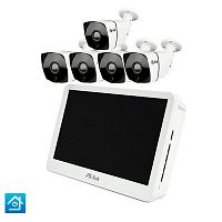 �������� ��������������� IP 5�� Ps-Link KIT-C505IP-POE-LCD / 5 ����� / ������� 10" / ������� POE
