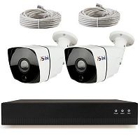 �������� ��������������� IP 2�� Ps-Link KIT-C202IP-POE / 2 ������ / ������� POE