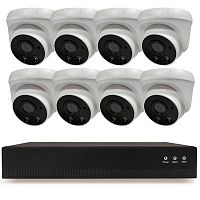 �������� ��������������� IP 2�� Ps-Link KIT-A208IPMX-POE 8 ����� ��� ��������� � 8 ����������