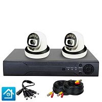 �������� ��������������� AHD 8�� Ps-Link KIT-A802HDC / 2 ������ / FullColor