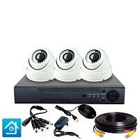 �������� ��������������� AHD 2�� Ps-Link KIT-A203HDV / 3 ������