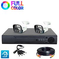 �������� ��������������� AHD 8�� Ps-Link KIT-C802HDC / 2 ������ / FullColor