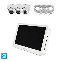 �������� ��������������� IP 5�� Ps-Link KIT-A503IP-POE-LCD / 3 ������ / ������� 10" / ������� POE